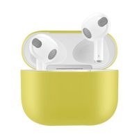 Husă de silicon pentru Airpods 3 - Galbenă