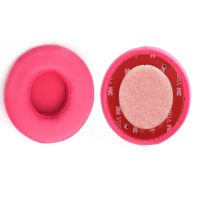 Căști de urechi din piele de înlocuire pentru căștile Beats Solo 2 Wired - Roz, din piele