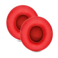 Căști de urechi din piele de înlocuire pentru căștile Beats Solo 2 și 3 - Roșii, din piele