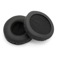 Căști de urechi din piele de înlocuire pentru căștile AKG K518, K518DJ, K81, K518LE - Negre, din piele