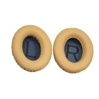 Căști de rezervă din piele pentru căști Bose QuietComfort 2, 15, 25 și 35 - Khaki cu interior negru