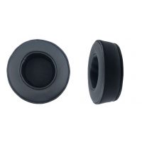 Căști de rezervă pentru căști Skullcandy Grind - Negre, din piele cu cusături