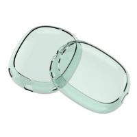 Huse pe Apple AirPods Max - Transparent verde, din plastic