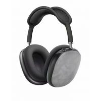 Capace pentru căștile Apple AirPods Max - Gri, din piele