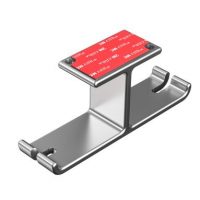 Urmărește suportul din aluminiu pentru două căști cu cablu - argintiu