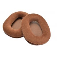 Bucăți de schimb pentru căștile Audio Technica ATH-M50, M50X, M40X, M40 și M30 - Maro, din catifea