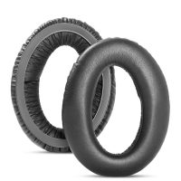 Buclele de rezervă pentru căști Sennheiser PXC450, PXC350, PC350, HD380, HD380 Pro, HME95, HMEC250 - Negru, din piele
