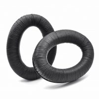 Cotiere de schimb pentru căștile Sennheiser G4ME ZERO HD380 - Negre, din piele fără cusături