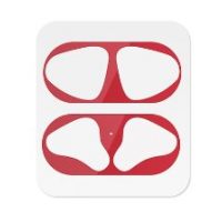 Autocolante împotriva prafului pentru carcasa AirPods 1 și 2 - Roșii