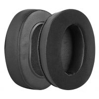 Căști de rezervă pentru căști Philips SHP9500, SHP9600, SHB9850NC, SHB7000 - Negru, din velur și piele