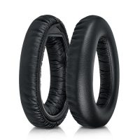 Căști de rezervă pentru căști Sennheiser PXC550, PXC480 și MB660 - Negru lucios, din piele