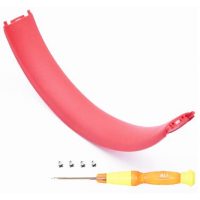 Cadran pentru căști Beats Studio 2.0 și Beats Studio 3.0 Partea inferioară - roșie mat, plastic