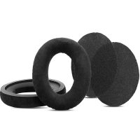 Căști de schimb pentru căștile Sennheiser HD515, 518, 555, 595, 598, 558, PC360 - Negre, din velur