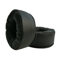 Căști de rezervă pentru AiAiAi TMA1 și TMA2 - negre, din piele cu cusături