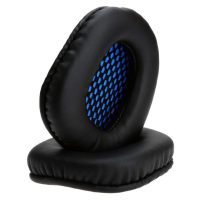 Piese de schimb pentru căști Sades - Negru-albastru, piele