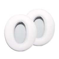 Căști de înlocuire pentru căști Sennheiser HD300, 300BT, 400S, 458BT, 4.40BT, 4.50BT, 4.50BTNC - albe, din piele