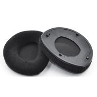 Căști de înlocuire pentru căști Sennheiser HDR160, 170, 180 și RS160, 170, 180 - negre, din microfibră