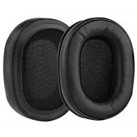 Căști de rezervă pentru căștile Philips SHP9500, SHP9600, SHB9850NC, SHB7000 - negru, piele