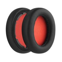 Pahare de schimb pentru căști Anker Soundcore Life Q10 - Negre cu interior roșu, din piele