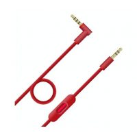 Cablu audio cu microfon pentru căști Beats Dr. Dre Solo Studio 1.0, 2.0, 3.0, Pro, Pro Detox și Mixr - Roșu