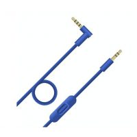 Cablu audio cu microfon pentru căști Beats Dr. Dre Solo Studio 1.0, 2.0, 3.0, Pro, Pro Detox și Mixr - Albastru