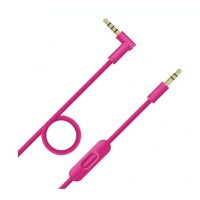 Cablu audio cu microfon pentru căști Beats Dr. Dre Solo Studio 1.0, 2.0, 3.0, Pro, Pro Detox și Mixr - Roz