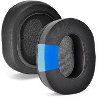 Căști de schimb pentru Audio Technica ATH-M50X, M50, M50XBT, M40, M40X, M40FS, WS1100IS, BPHS1, PDG1, PG1 - Negre, din piele și neopren cu gel răcoritor