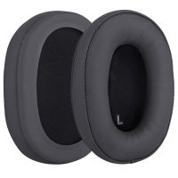 Căști de rezervă pentru căștile Audio Technica ATH-SR9, DSR9BT, DSR7BT - Gri închis, din piele