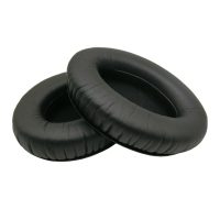 Perne de rezervă pentru căști Sennheiser HD418, 419, 428, 429, 439, 438, 448, 449, 471, 482 - negre, din piele