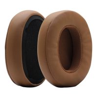 Căptușeli de rezervă pentru căștile SkullCandy Hesh 3.0 și Crusher - Maro, din piele