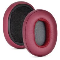 Căptușeli de rezervă pentru căștile SkullCandy Hesh 3.0 și Crusher - Burgundy, din piele