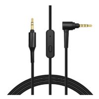 Cablul audio pentru căști Sony MDR-10RBT, 10RNC, 10R, 1R, 1RMK2, 1AM2 - Negru, din silicon