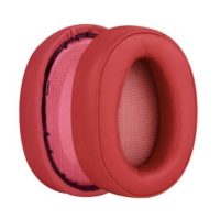 Casti de înlocuire pentru căști Sony MDR-100A, MDR-100AAP, MDR-H600A - Roșii, din piele