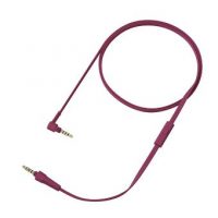 Cablul audio pentru căștile Sony WH-1000XM5, WH-1000XM4, WH-1000XM3, WH1000XM2, MDR-1000X - Roșu, silicon