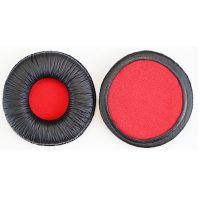 Cumpăn moldovească de înlocuire pentru căștile Sony MDR-V55 - Negru cu interior roșu