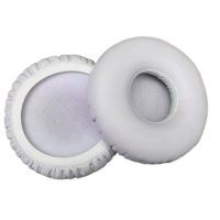 Căști de rezervă pentru căștile JBL E40, E40BT - Albe, din piele