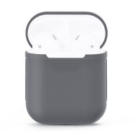 Husă de silicon pentru Airpods - Gri