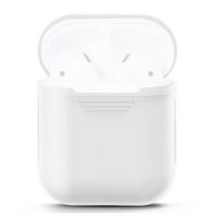 Husă de silicon pentru Airpods - Albă