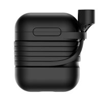 Husă din silicon BASEUS pentru Airpods - Neagră