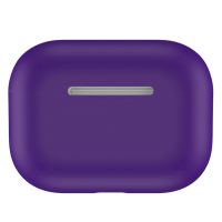 Husă de silicon pentru Airpods Pro - Mov închis
