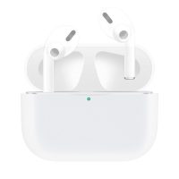 Husă din silicon pentru Airpods Pro - Albă