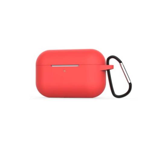 Foto - Husă din silicon pentru Airpods Pro cu carabină - albastru închis