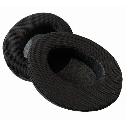 Foto - Capsule din țesătură pentru căști Audio Technica - Negre, ATH-M50X, M50XBT, M40X, M30X, M20X, M70X, MSR7