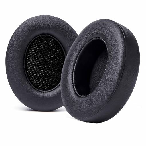 Foto - Căști de rezervă pentru căștile Beats Studio 2.0 și 3.0 - Negre, din piele