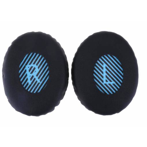 Foto - Casti de urechi de inlocuire pentru castile Bose OE2 si OE2I SoundTrue - Negre, din PU