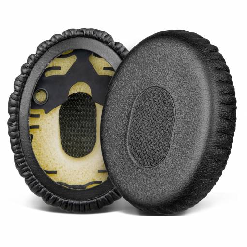 Foto - Perne de rezervă pentru căști Bose QuietComfort 3, OE/ON-EAR și OE1 - Negre, din piele