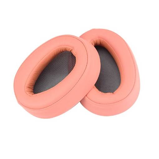 Foto - Casti de schimb pentru căști Sony MDR-100ABN, WH-H900N - Somon, din piele