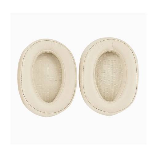 Foto - Casti de schimb pentru căști Sony MDR-100ABN, WH-H900N - Bej, din piele