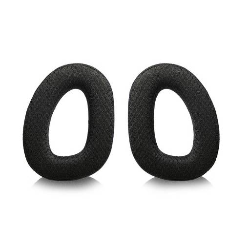 Foto - Casti de schimb pentru căști Sennheiser GSP 300, 301, 302, 303, 350 și 370 - Negru, material textil