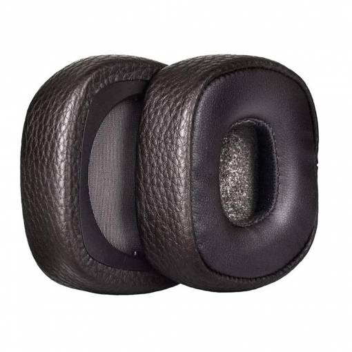 Foto - Casti de schimb pentru căști Marshall Major III și IV - Maro, piele cu model